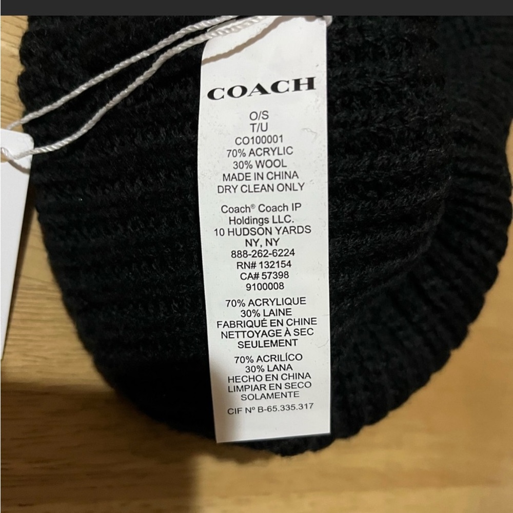 Coach Women’s Classic Beanie New with tags - Picture 4 of 7